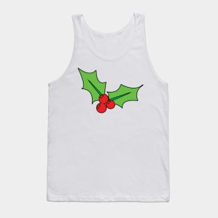 Christmas Mistletoe - Textured Tank Top